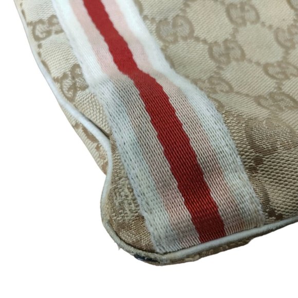 Gucci GG Canvas and Leather Web Jolicoeur Charms Shoulder Bag💥PRICE DROP💥 - Picture 6 of 11